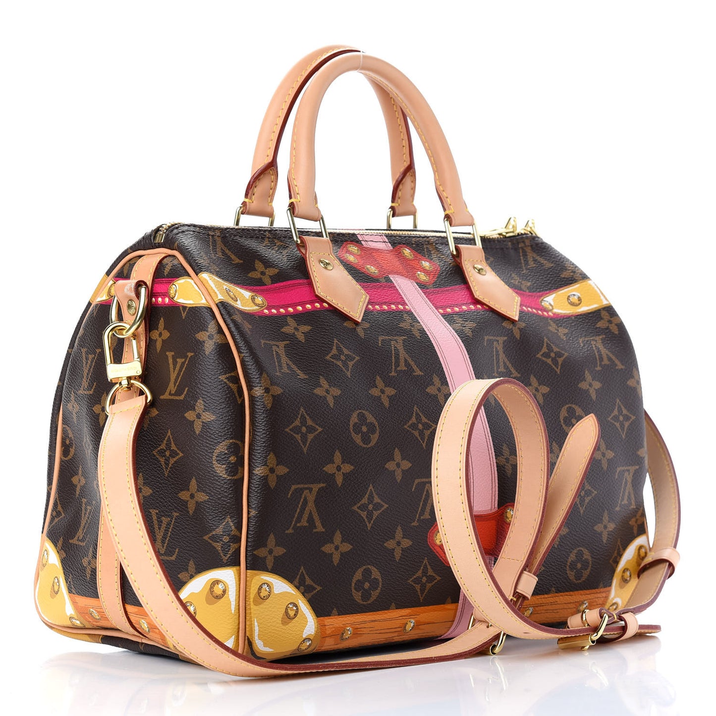 Monogram Summer Trunks Speedy Bandouliere 30
