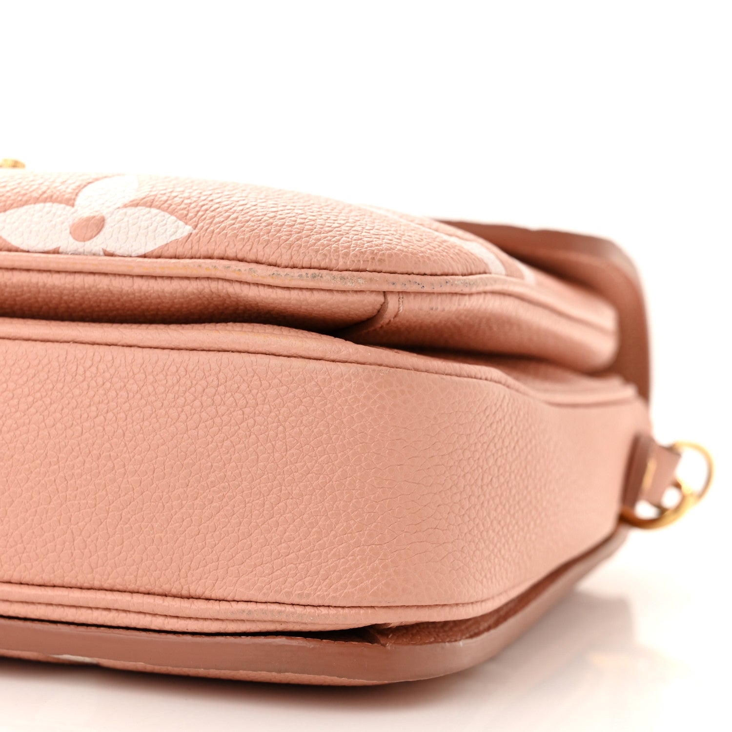 Louis Vuitton Empreinte Monogram Giant Pochette Metis Rose Trianon Cream 9 of 11