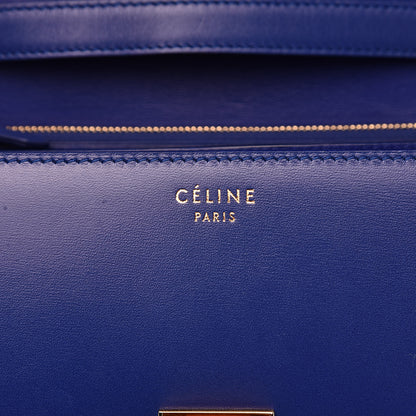 Celine Box Calfskin Medium Classic Box Flap Bag Indigo 7 of 11