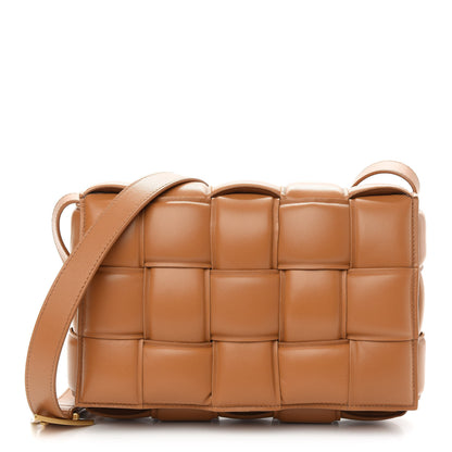Bottega Veneta Nappa Maxi Intreccio Padded Cassette Crossbody Bag Caramel 1 of 9