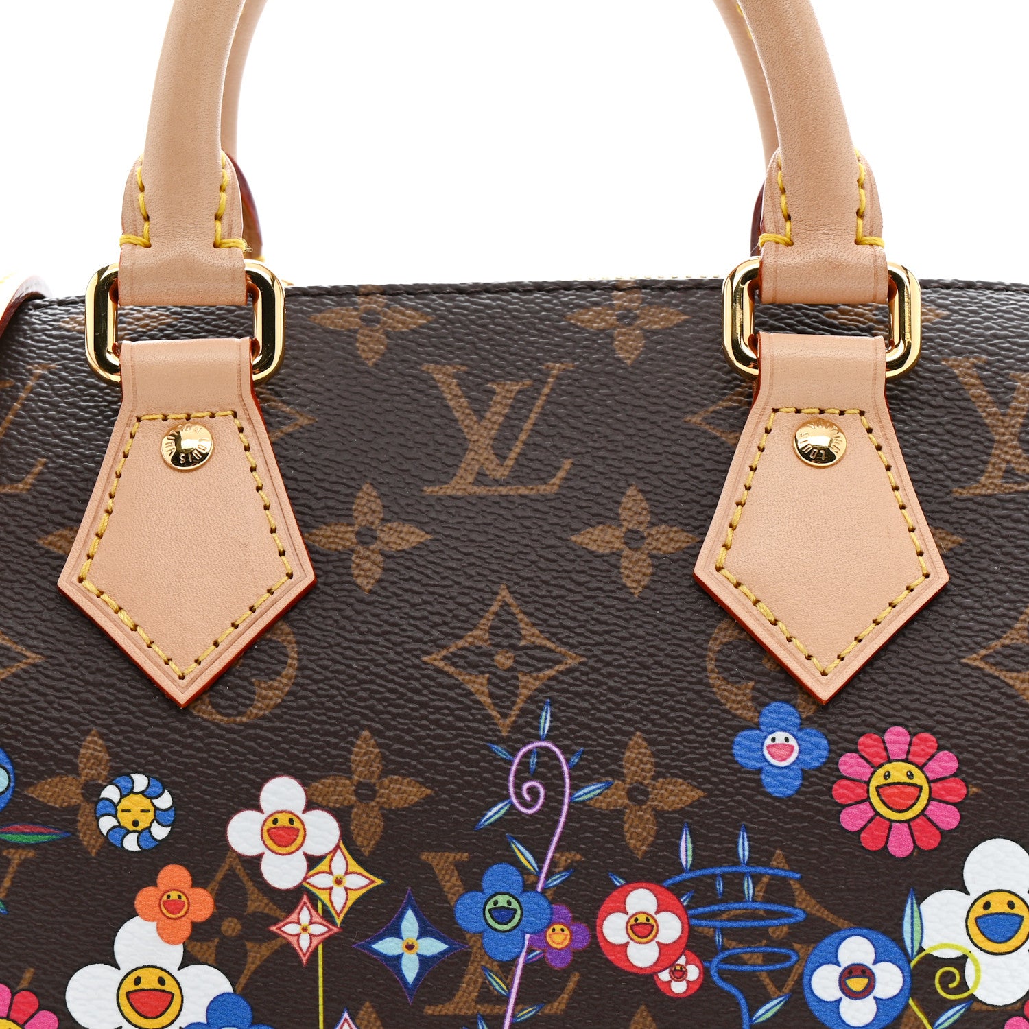 Louis Vuitton LV X TM Monogram Flowers Speedy Bandouliere 20