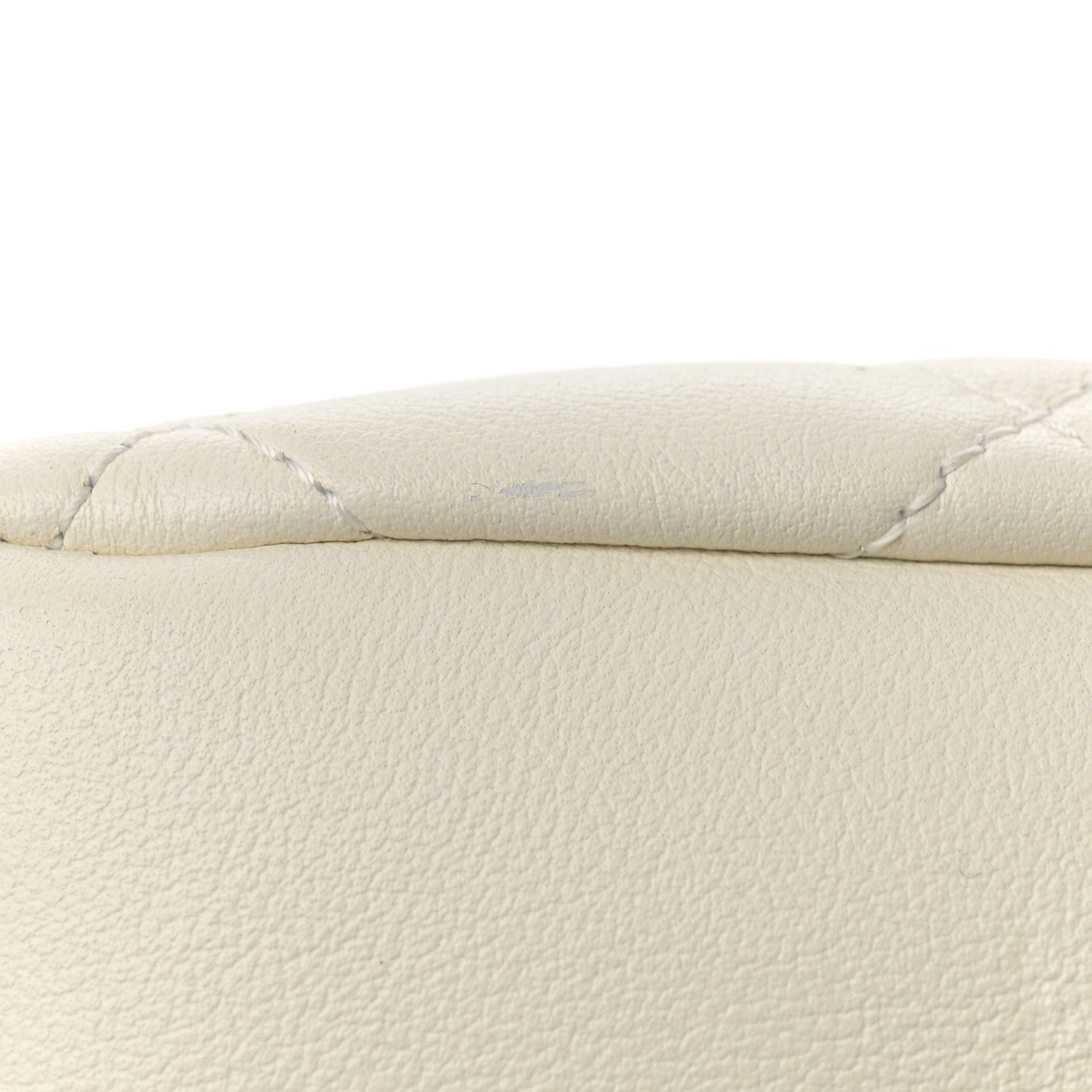 Chanel Calfskin Quilted Small Camera Case White 11 of 12