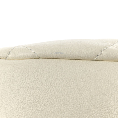 Chanel Calfskin Quilted Small Camera Case White 11 of 12