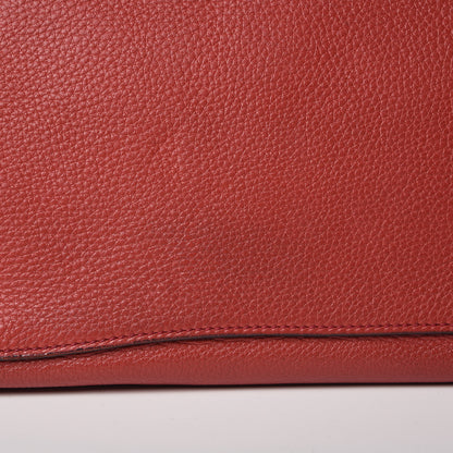 Prada Vitello Daino Shopping Tote Rosso 11 of 12