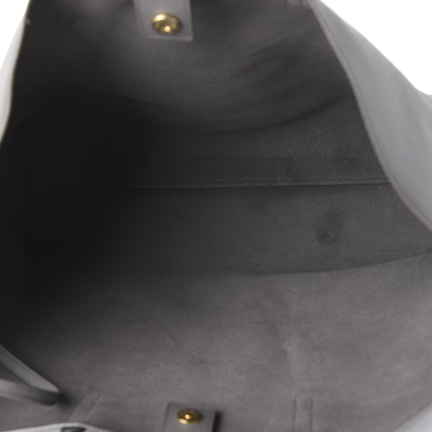 Saint Laurent Calfskin Large Shopping Tote Fog 4 of 11