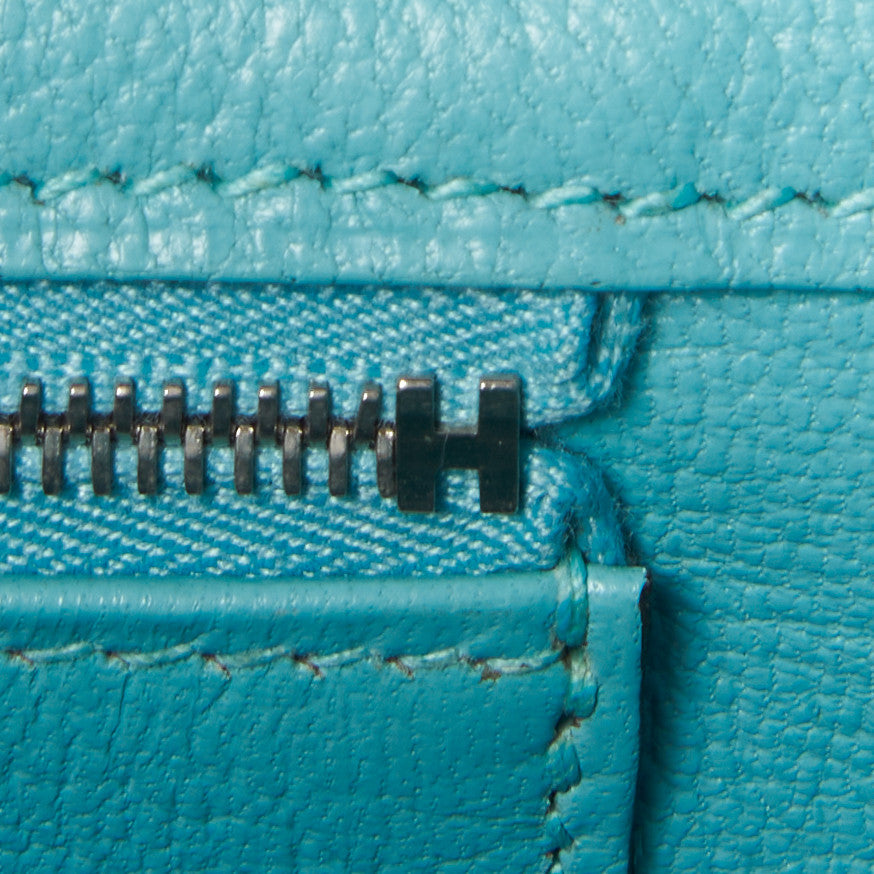 Hermes Togo Birkin 30 Bleu Atoll 19 of 29