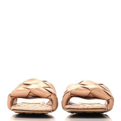 Bottega Veneta Nappa Maxi Intrecciato Lido Flat Sandals 39 Tan 3 of 8