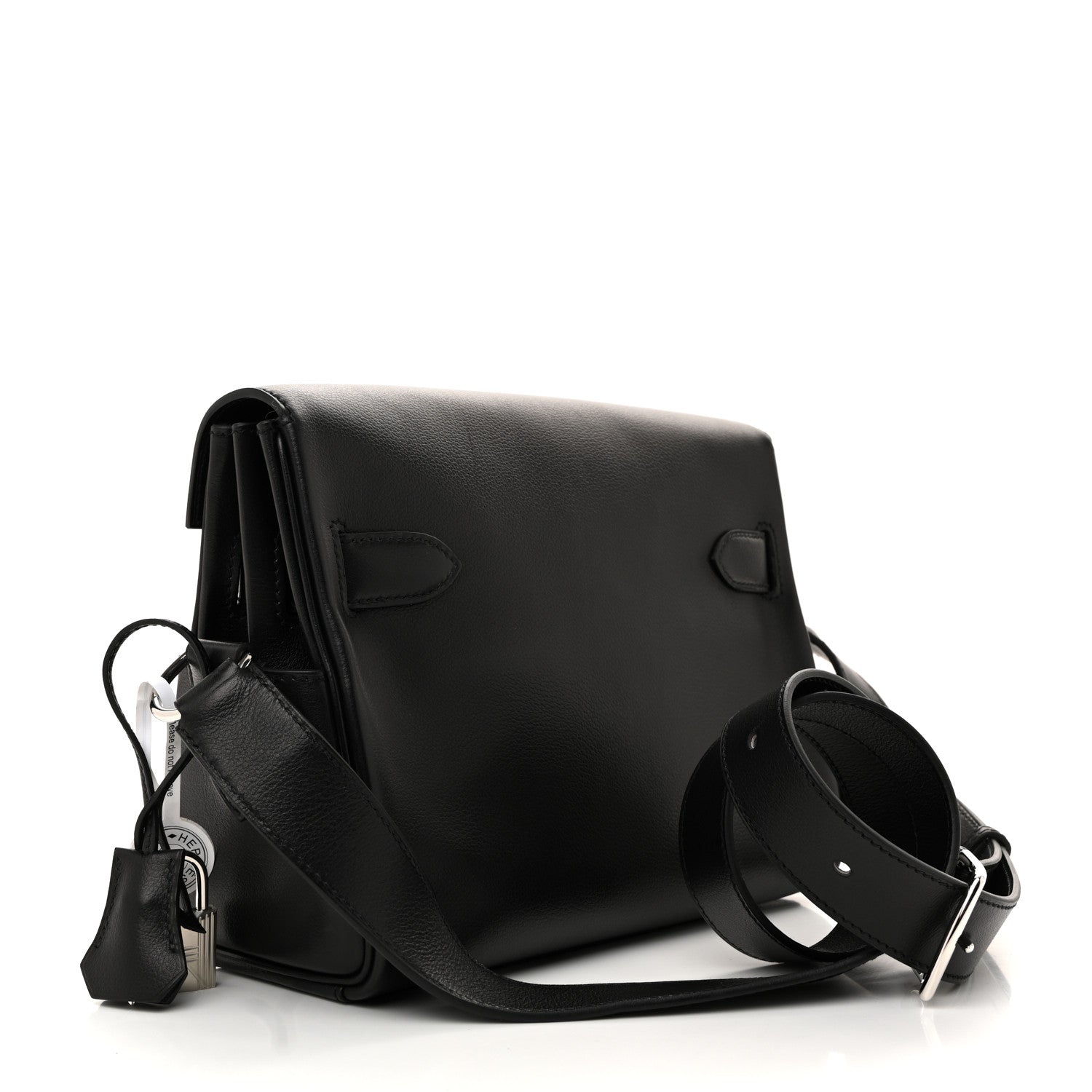 Hermes Evercolor Kelly Messenger PM Black 1849501 – FASHIONPHILE