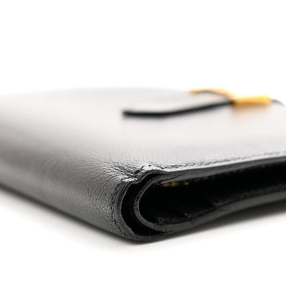 Hermes Evergrain Bearn Compact Wallet Black 8 of 9