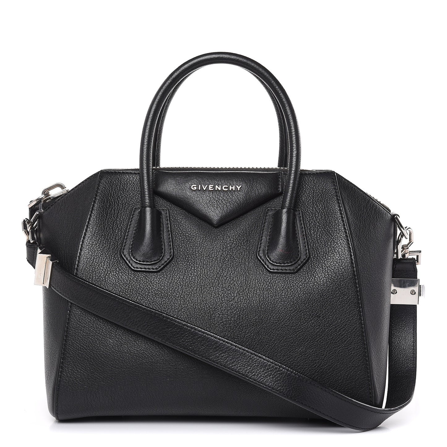 Sugar Goatskin Small Antigona Black
