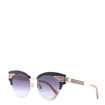Gucci Glitter Cat Eye Sunglasses GG0283S Black 1 of 7