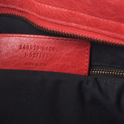 Balenciaga Agneau Classic Hardware Town Rouge Cardinal 8 of 12