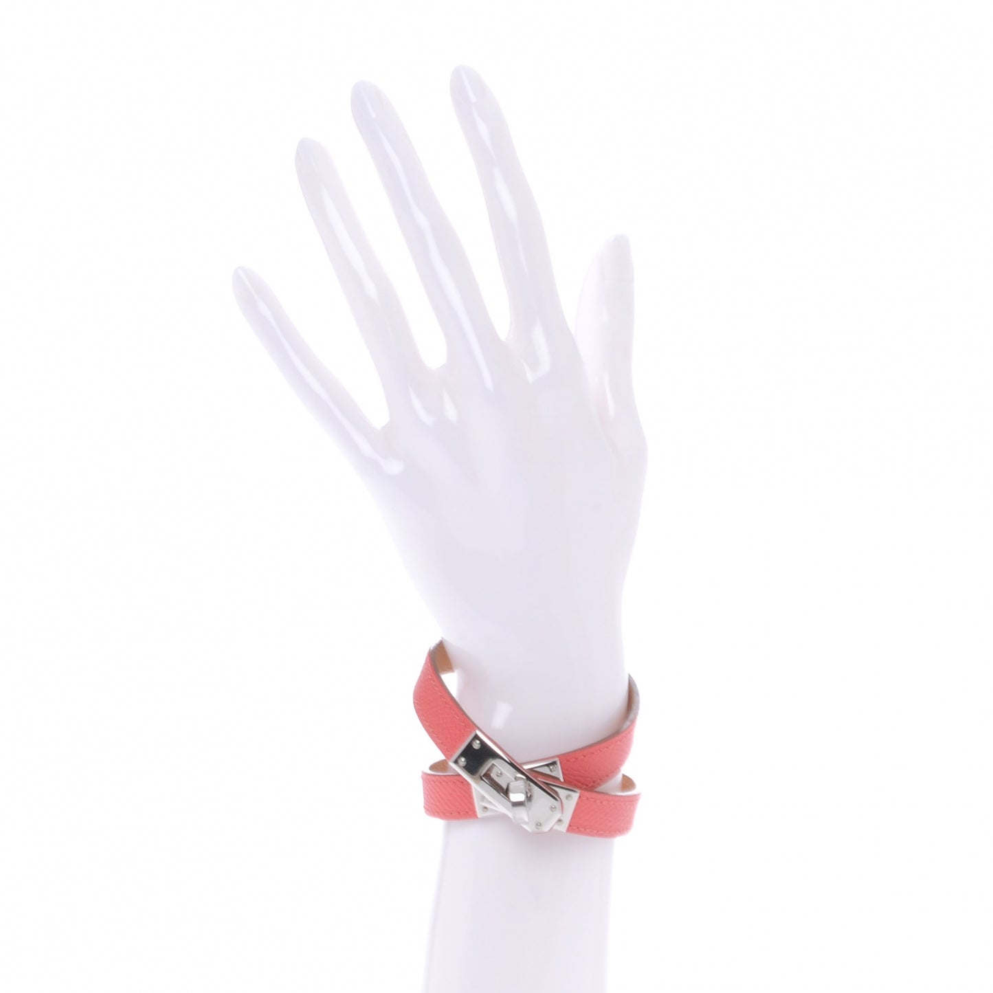 Epsom Kelly Double Tour Bracelet M Rose Jaipur