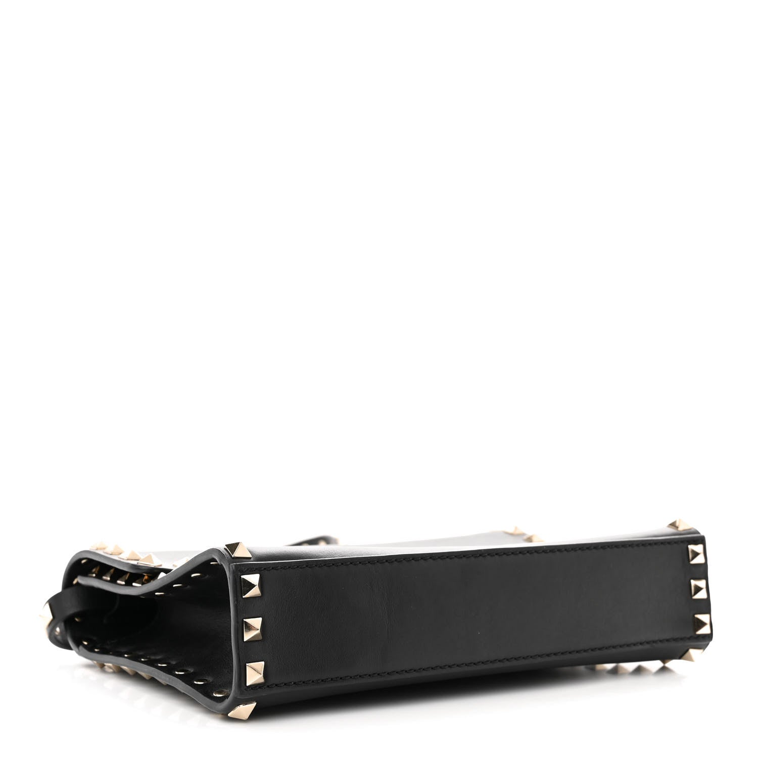 Valentino Garavani Vitello Medium Rockstud Flip Lock Crossbody Bag Black 4 of 12
