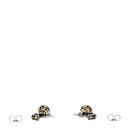 John Hardy Sterling Silver 18K Yellow Gold Dot Jaisalmer Drop Earrings 3 of 5