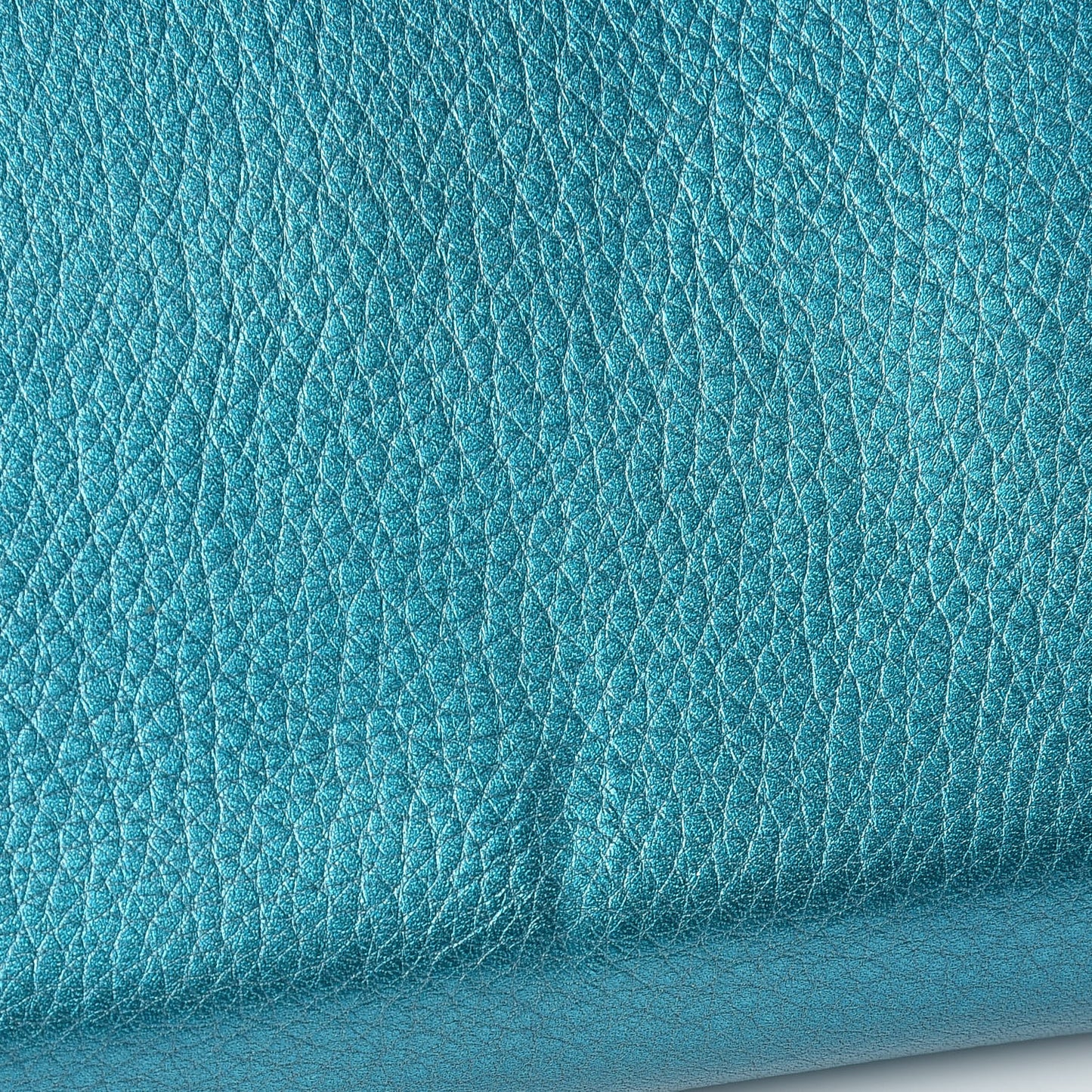 Metallic Cellarius Calfskin Soho Zip Around Wallet Deep Cobalt