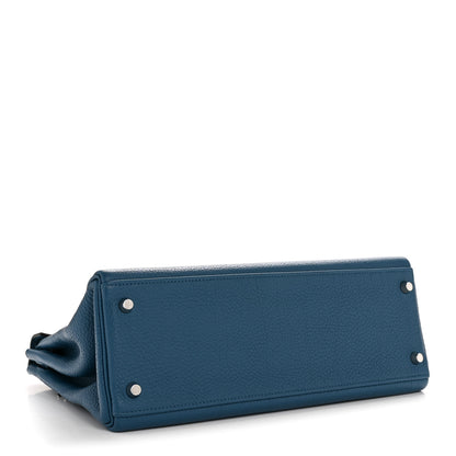 Hermes Togo Kelly Retourne 32 Bleu de Galice 6 of 29