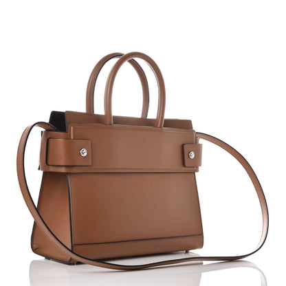Givenchy Smooth Calfskin Small Horizon Satchel Caramel 3 of 11