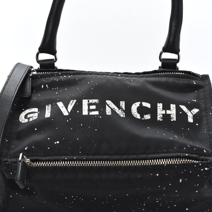 Givenchy Nylon Stencil Small Pandora Black White 9 of 9