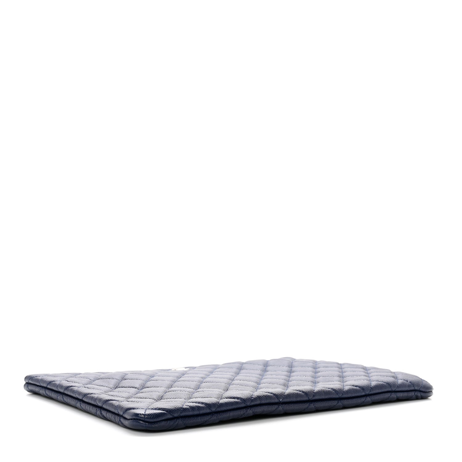 Chanel Caviar Quilted Large Cosmetic Case Navy 4 of 8