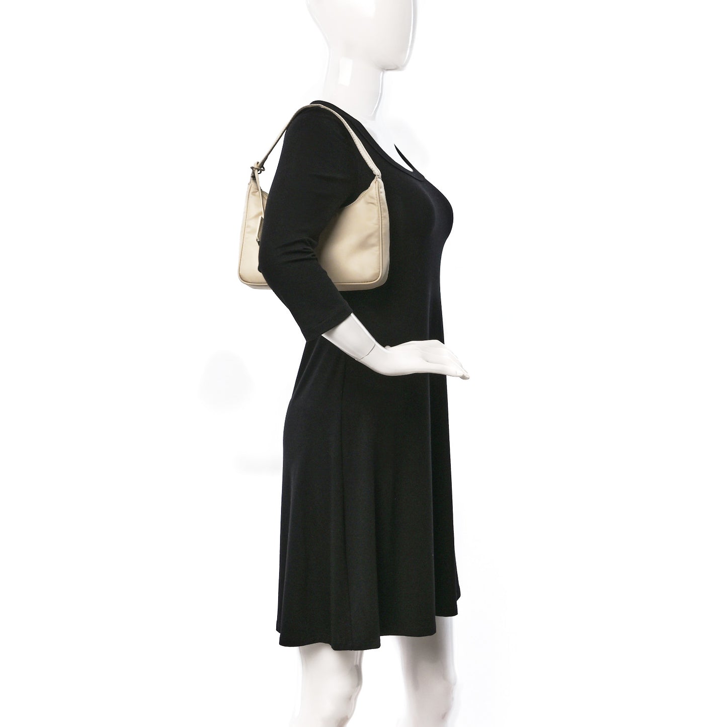 Re-Nylon Saffiano Mini Re-Edition 2000 Bag Deserto