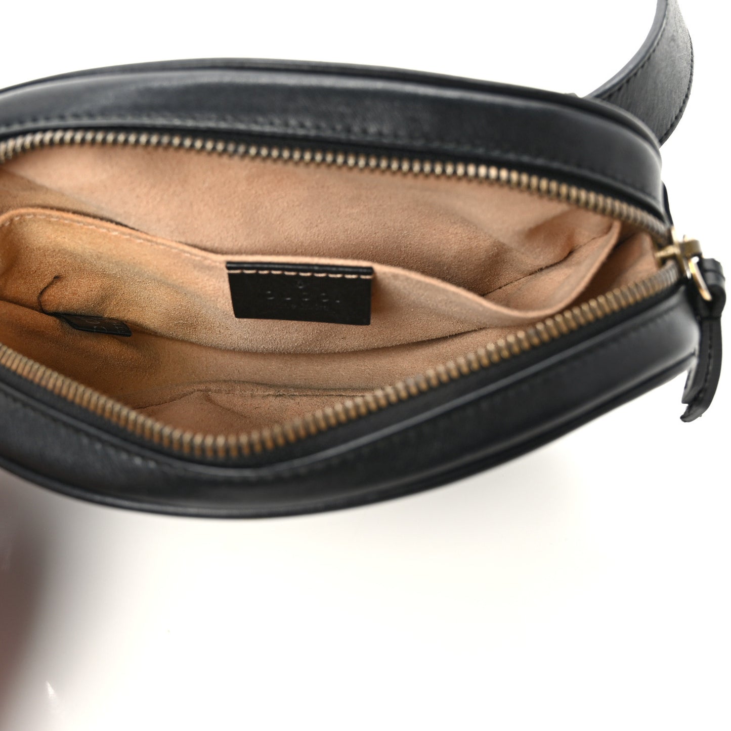 Calfskin Matelasse GG Marmont Belt Bag 95 38 Black