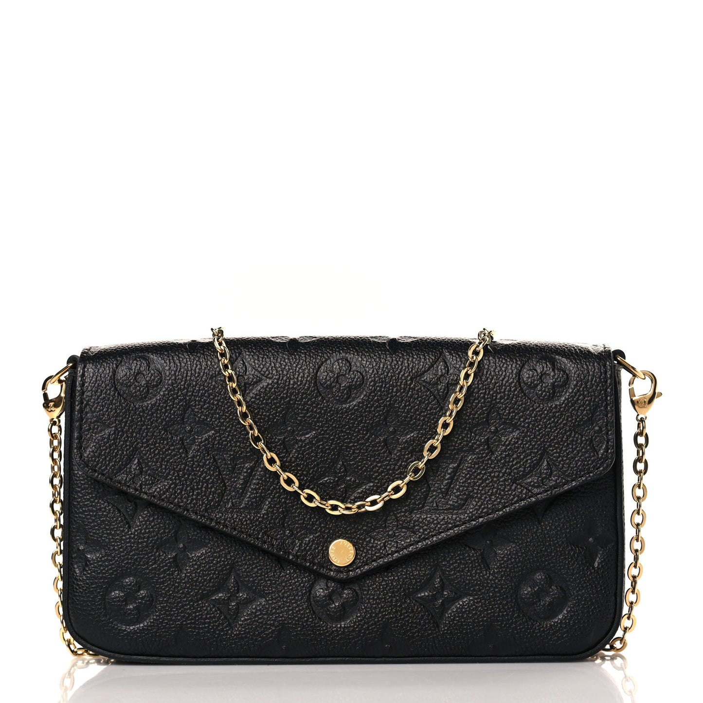 Empreinte Pochette Felicie Chain Wallet Black