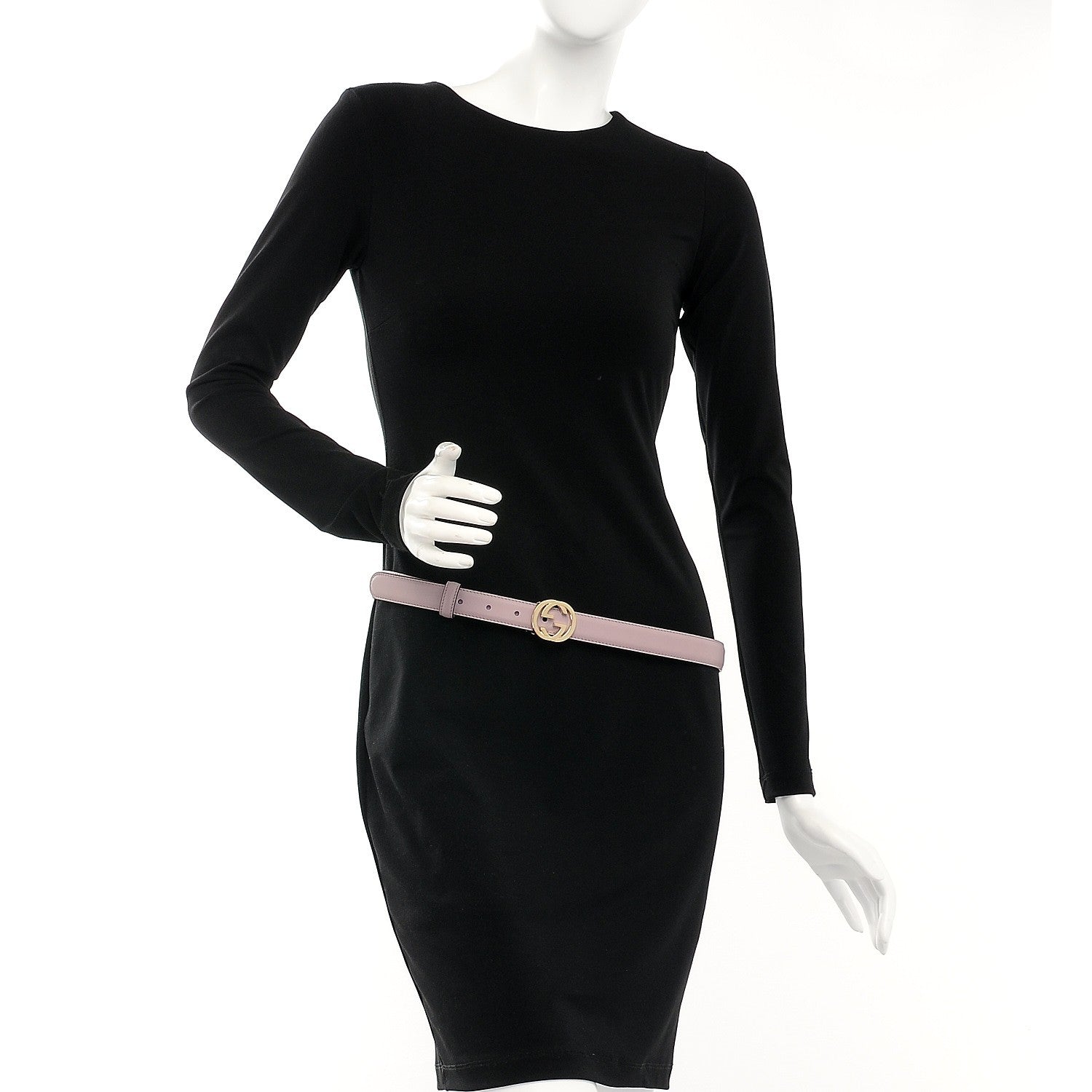 Gucci Moon Calfskin Interlocking G 25mm Belt 90 36 2 of 7