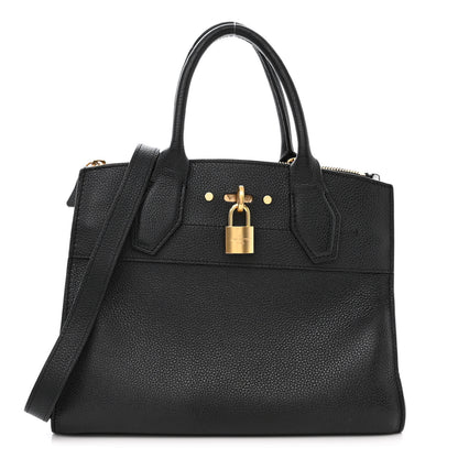 Louis Vuitton Taurillon City Steamer PM Black 1 of 9