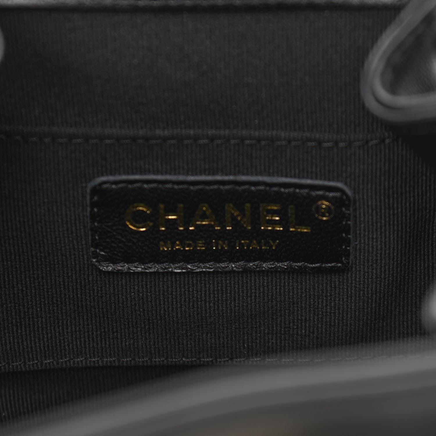 Chanel Lambskin Quilted Small Duma Drawstring Backpack Black 6 of 10