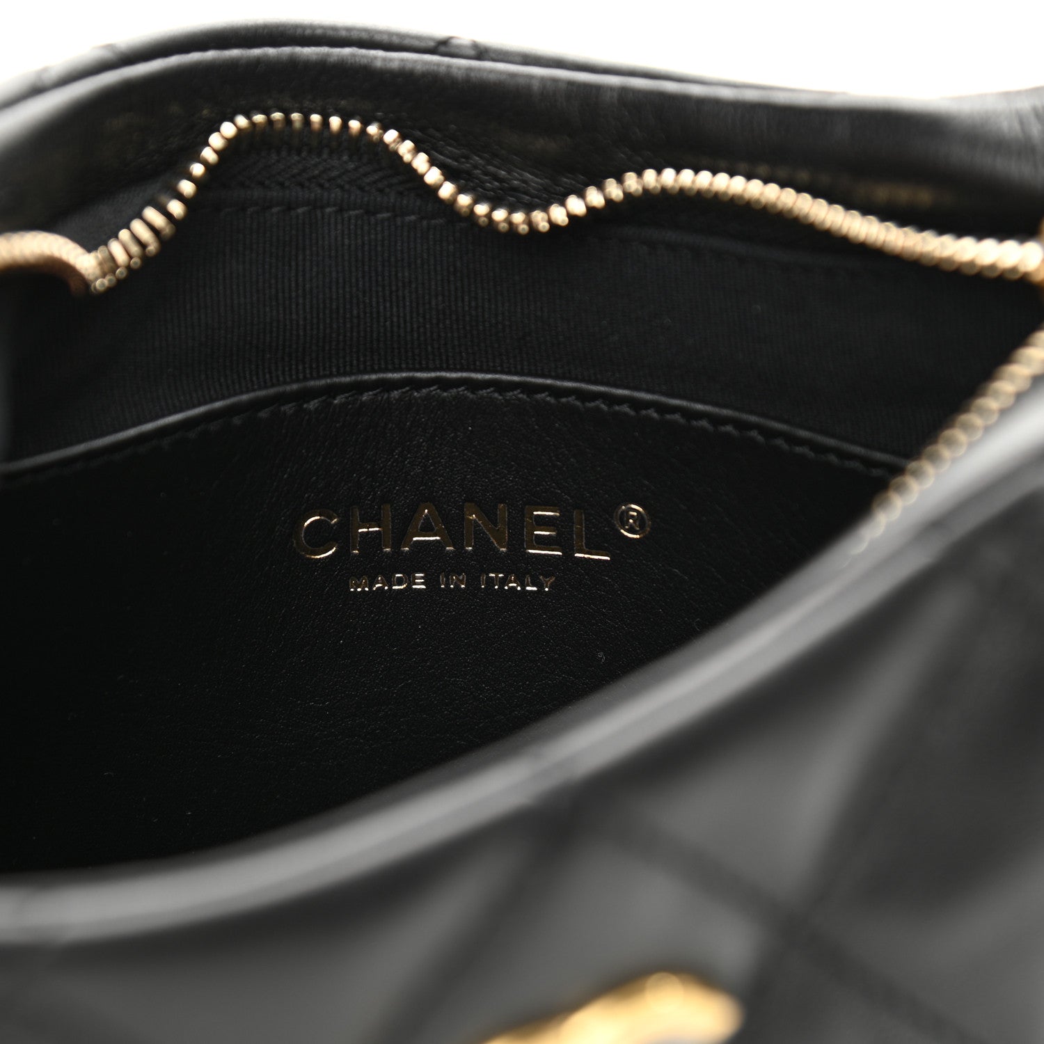 Chanel Lambskin Quilted CC Links Hobo Black 6 of 11
