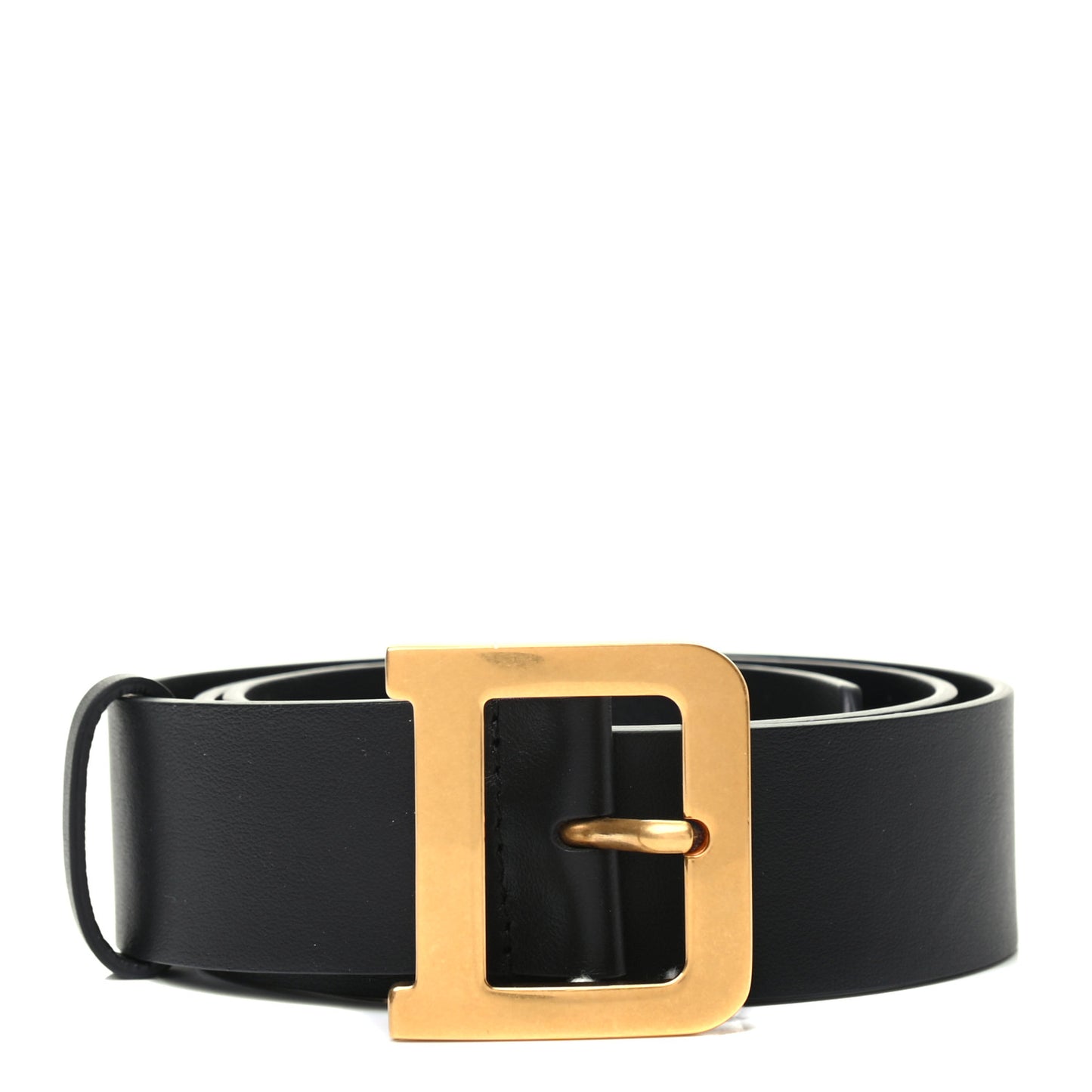 Calfskin Diorquake Belt 80 Black