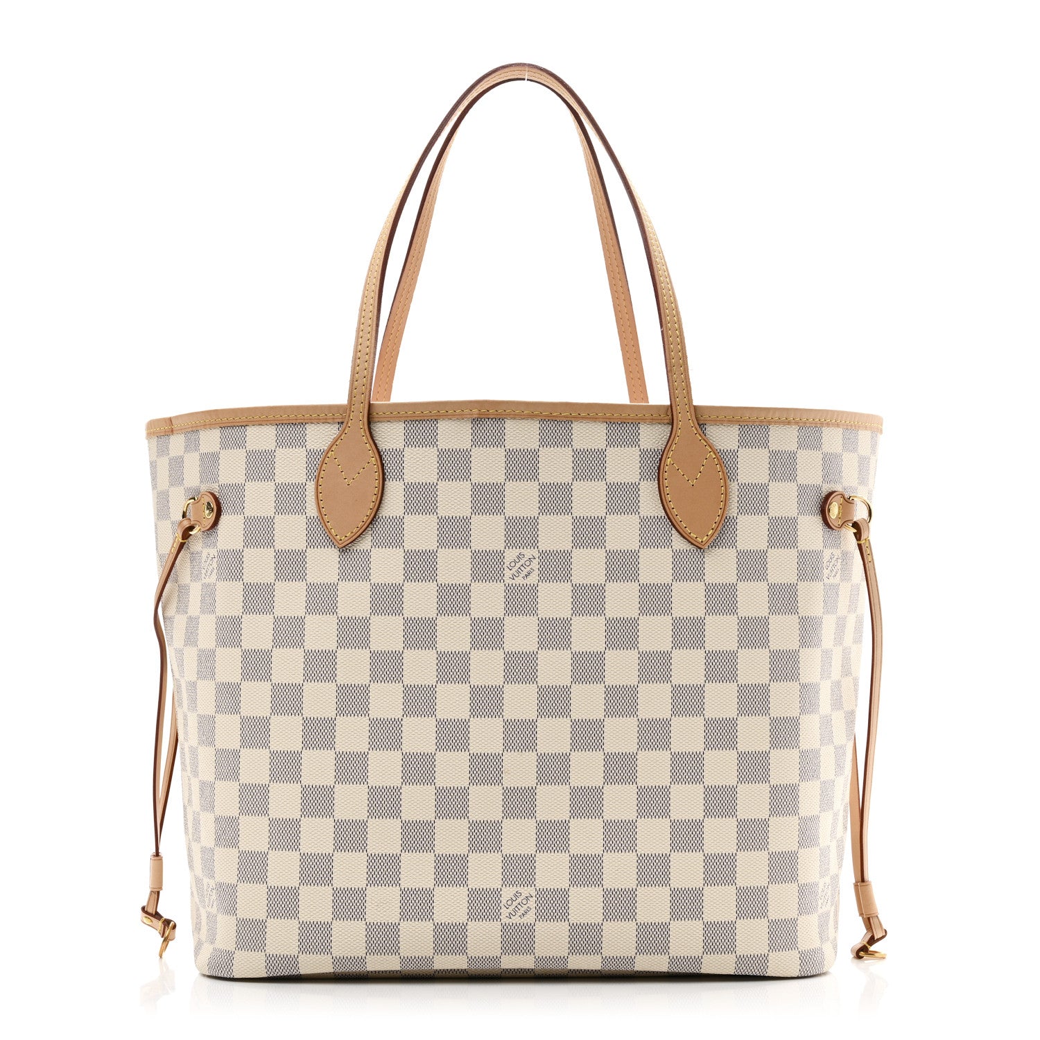 Louis Vuitton Damier Azur Neo Neverfull MM Rose Ballerine 1 of 10