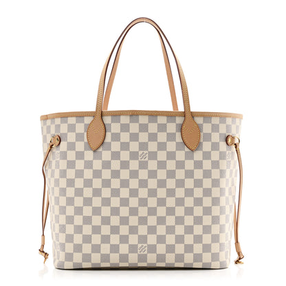 Louis Vuitton Damier Azur Neo Neverfull MM Rose Ballerine 1 of 10