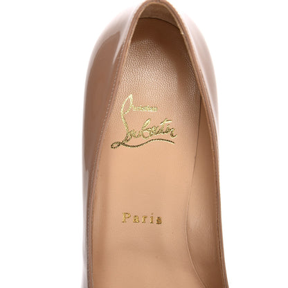 Christian Louboutin Patent Simple 70 Pumps 37 Nude 6 of 8