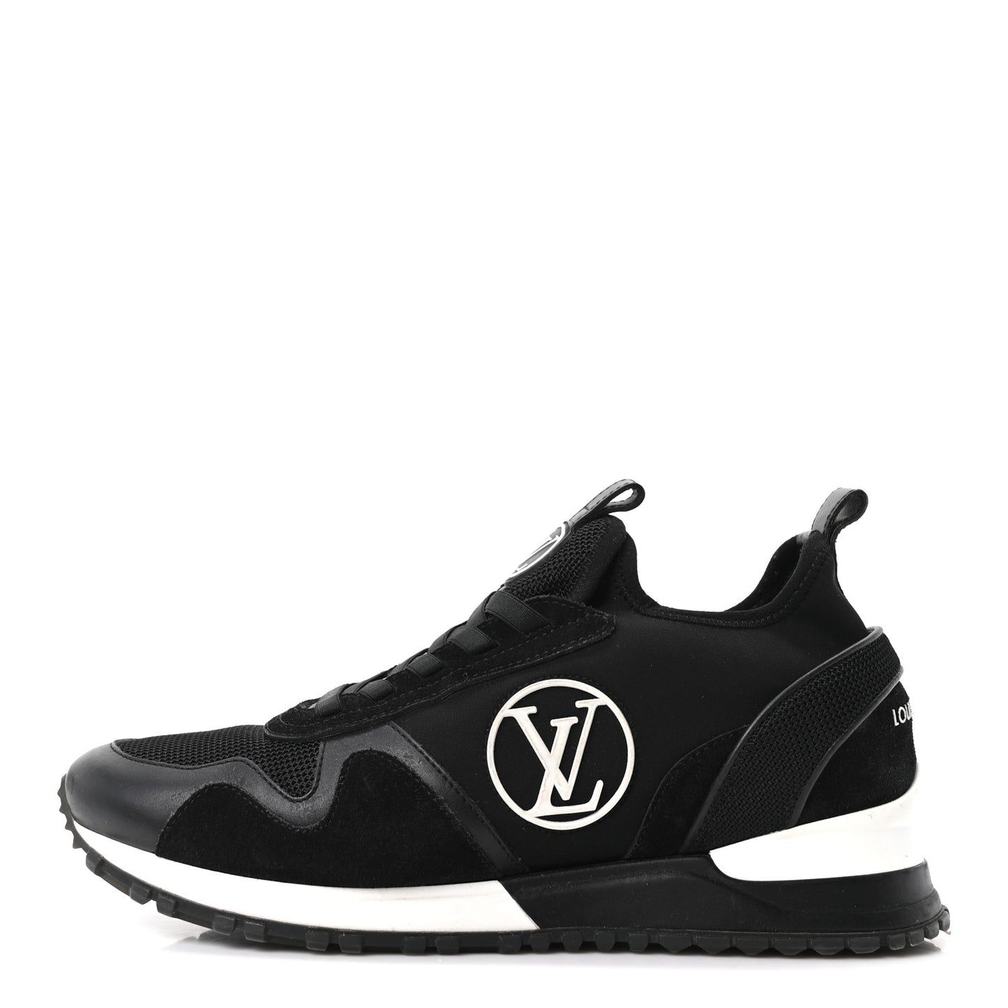 Calfskin Run Away Sneakers 38.5 Black