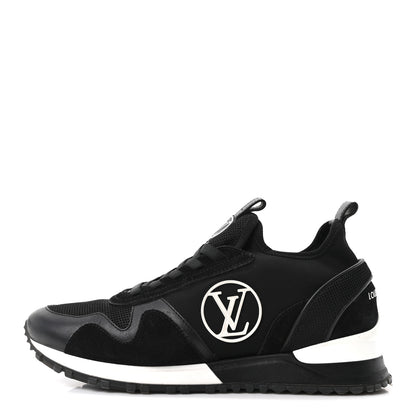 Louis Vuitton Calfskin Run Away Sneakers 38.5 Black 1 of 9