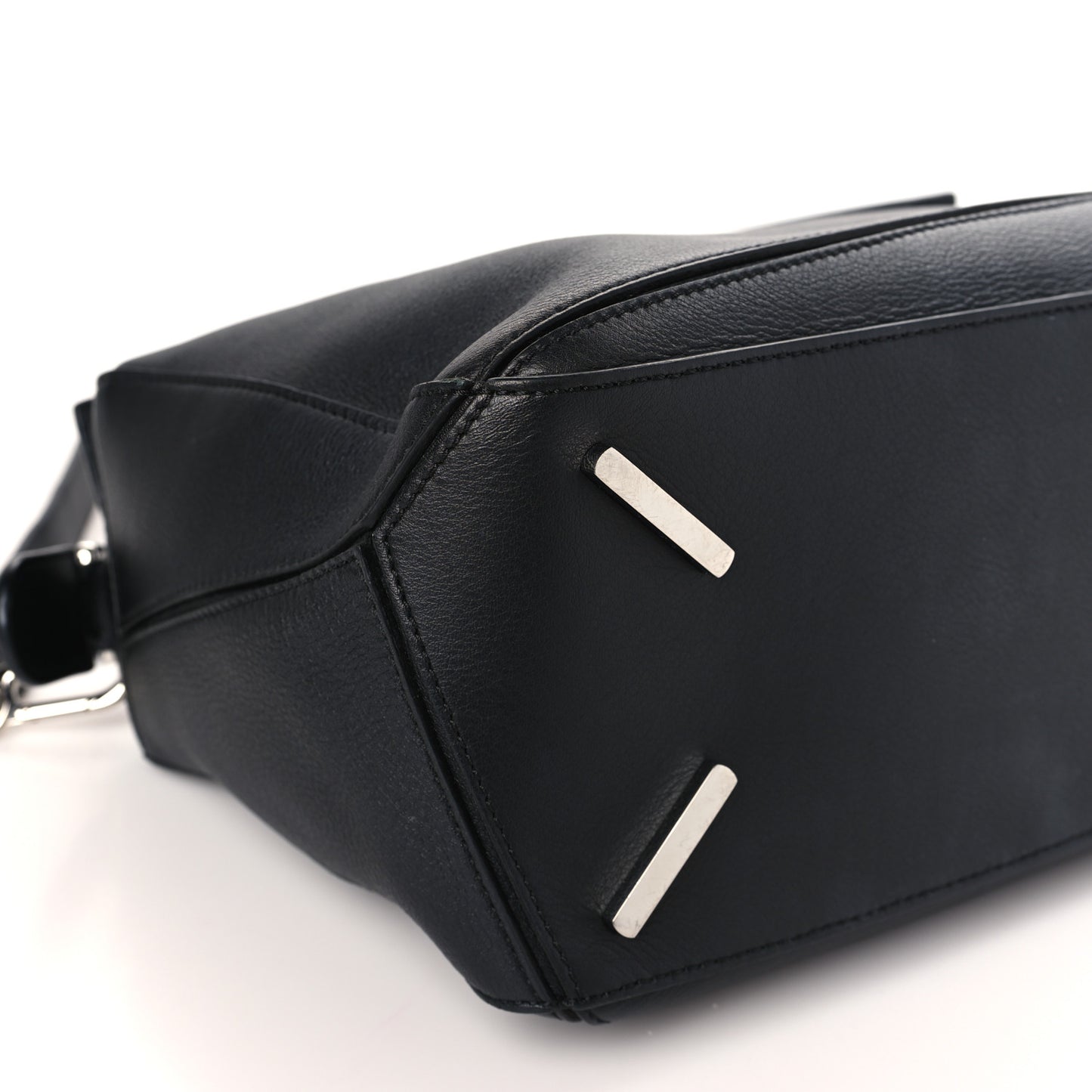 Calfskin Medium Puzzle Bag Black