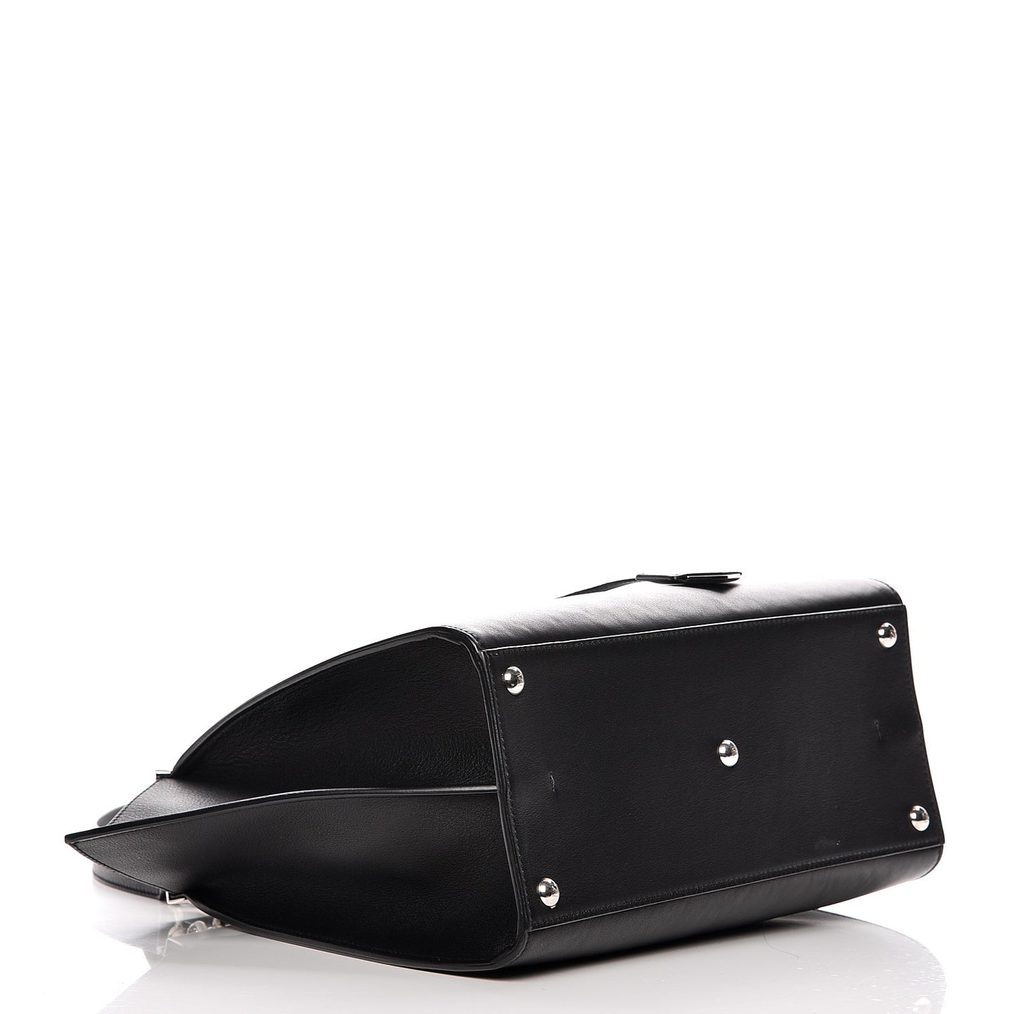Vitello Dolce Shiny Nappa Petite 3Jours Tote Black