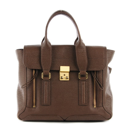 3.1 Phillip Lim 3.1 Leather Medium Pashli Satchel Taupe 1 of 13