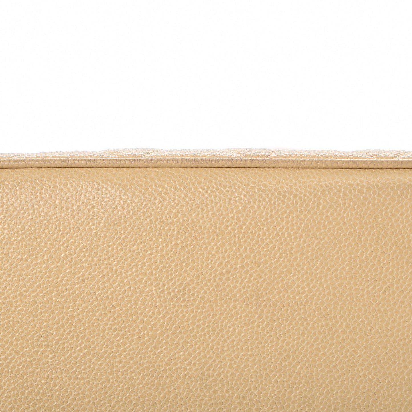 Caviar Quilted Medallion Tote Beige