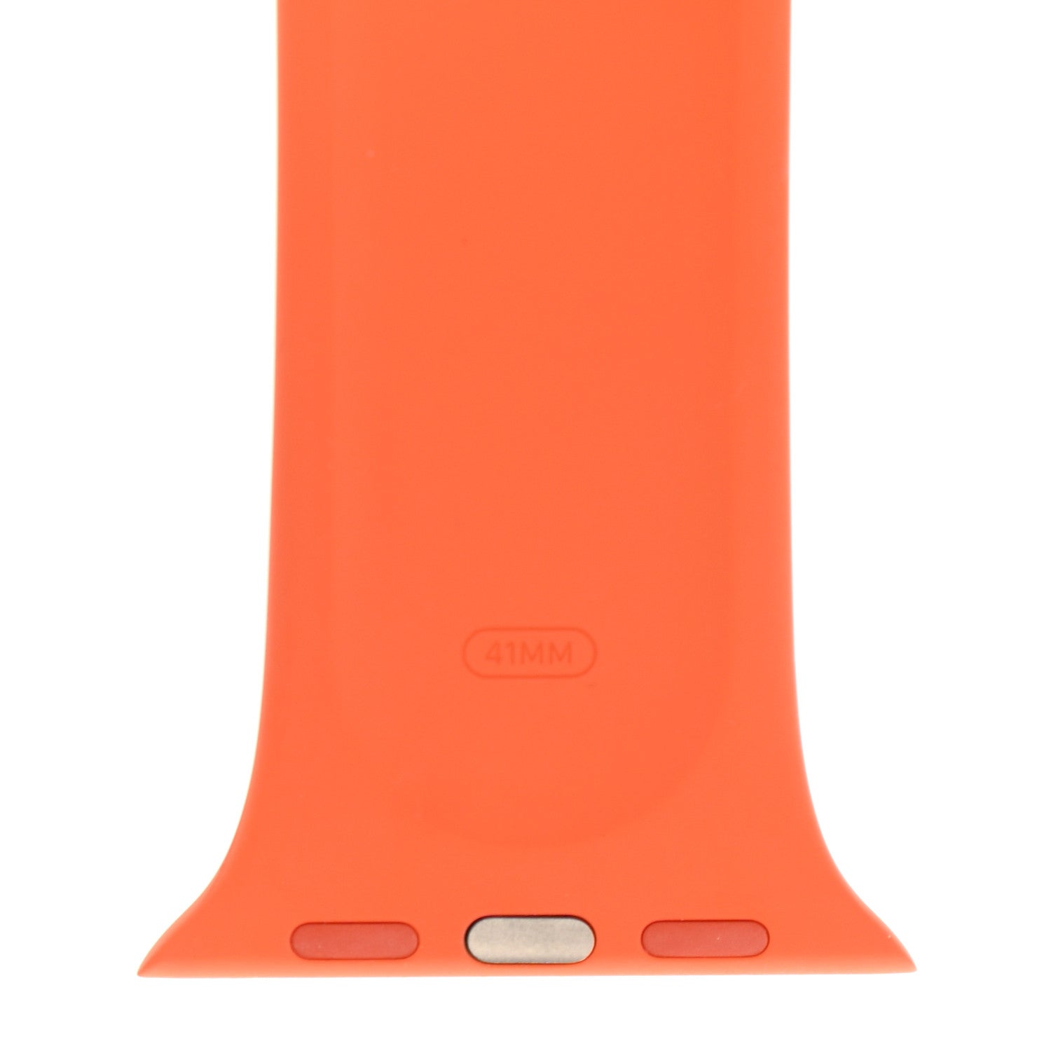 Hermes Silicone 41mm Apple Sports Watch Single Tour Band Orange 3 of 4