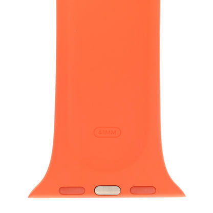 Hermes Silicone 41mm Apple Sports Watch Single Tour Band Orange 3 of 4