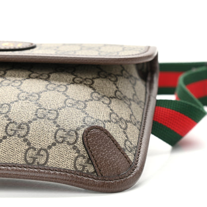 Gucci GG Supreme Monogram Neo Vintage Web Belt Bag Brown 10 of 11