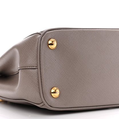 Prada Saffiano Small Galleria Double Zip Tote Argilla 9 of 29