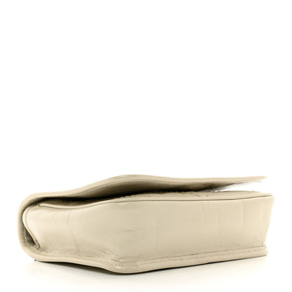 Saint Laurent Crinkled Calfskin Matelasse Monogram Niki Chain Wallet Crema Soft 4 of 10