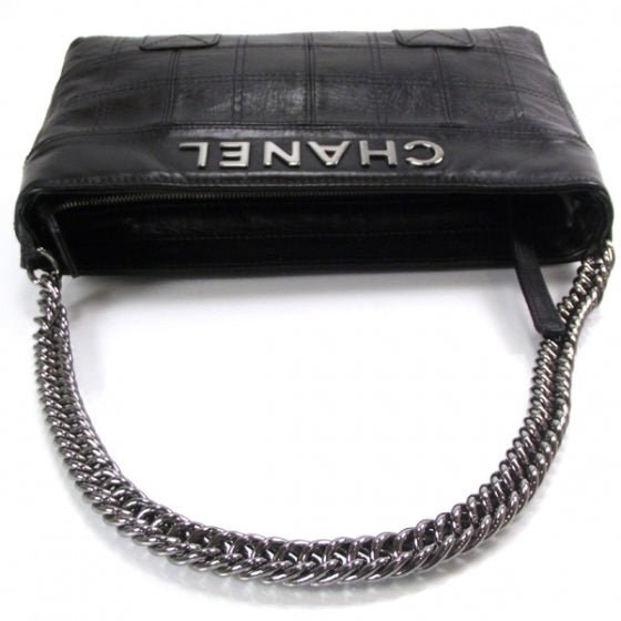 Chanel Leather Lax Pochette Black 5 of 10