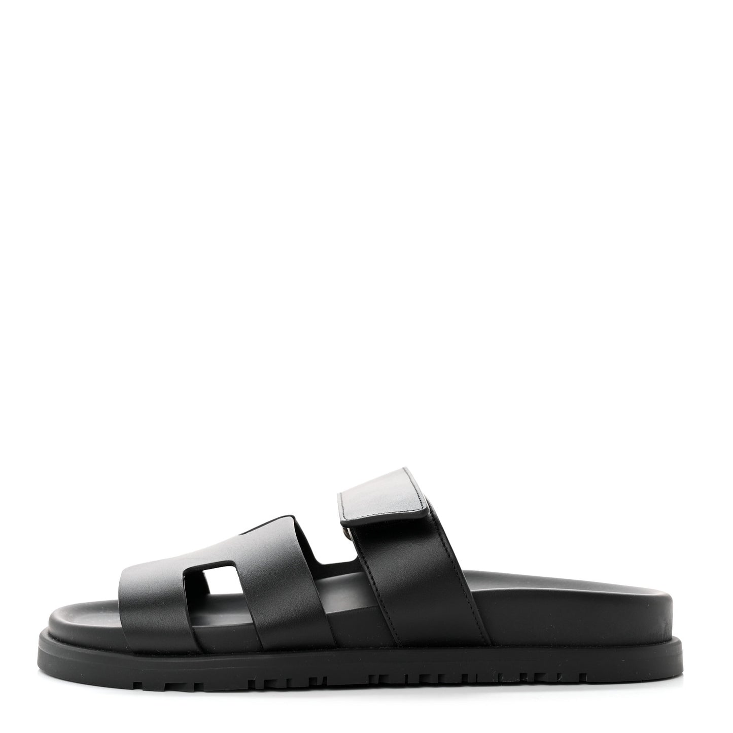 Calfskin Womens Chypre Sandals 35.5 Black