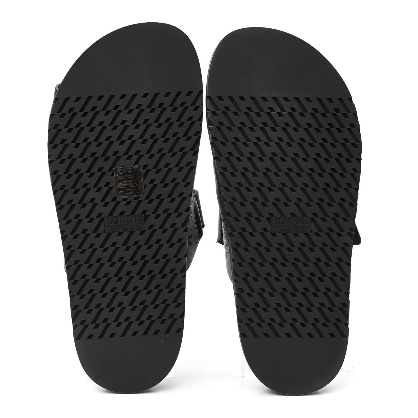 Calfskin Womens Chypre Sandals 38.5 Black