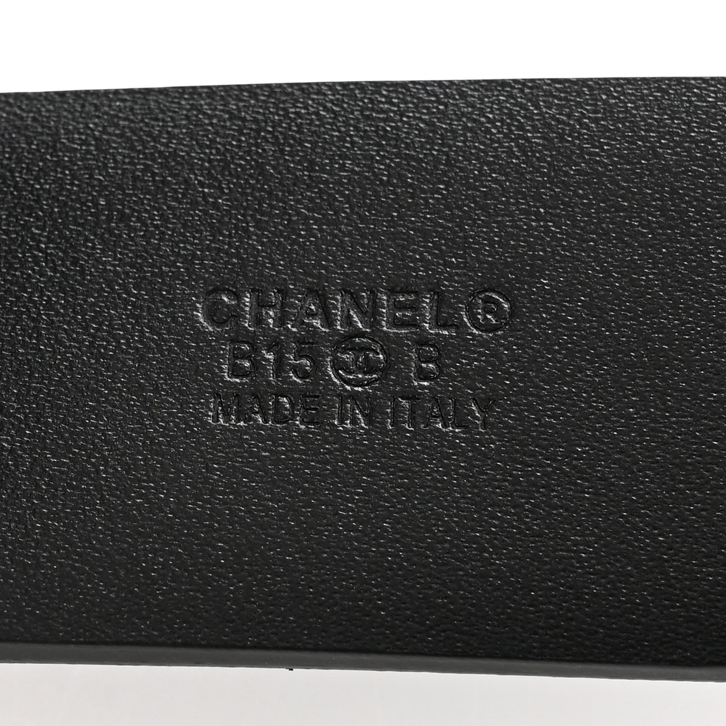 Calfskin CC Belt 100 40 Black